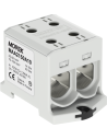 MOREK Тунелна клема СИВА 1P 320A с 4 отвора OTL150-2 2xAl/Cu 25-150mm² 1000V - MAA2150A10 - Цена | LEDs4economy