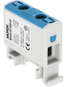 MOREK Тунелна клема СИНЯ 1P 82A с 2 отвора OTL16 1xAl/Cu 1,5-16mm² 1000V - MAA1016B10 - Цена | LEDs4economy