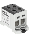 MOREK Тунелна клема ЧЕРНА 1P 245A с 4 отвора OTL95-2 2xAl/Cu 6-95mm² 1000V - MAA2095S10 - Цена | LEDs4economy