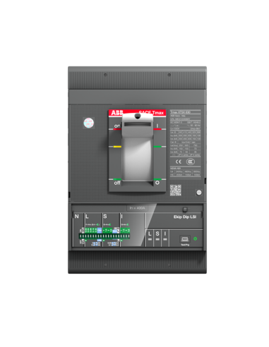 Автомат T Max XT5N 630А електронна защита Ekip LS/I 3P 36kA регулируем (In x 0.4...1) АВВ