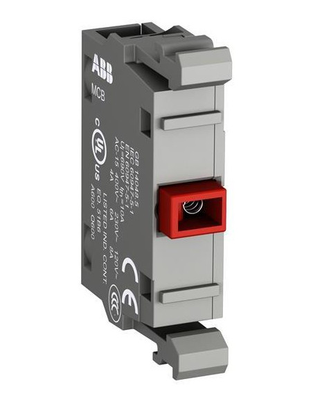Допълнителен контакт 1xNC MCB-01 за държач с 3 или 5 гнезда Modular range ABB
