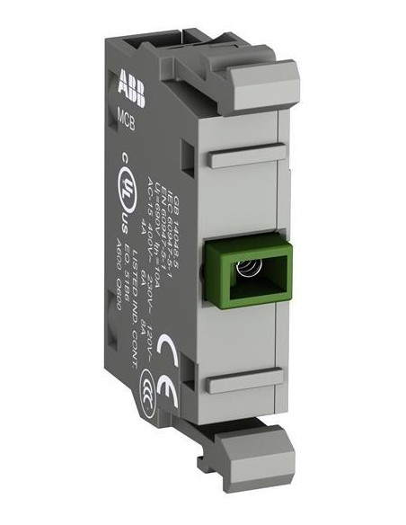 Допълнителен контакт 1xNO MCB-10 за държач с 3 или 5 гнезда Modular range ABB