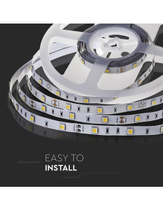 V-TAC LED Лента SMD5050 30/1 3000К IP20 6W/M - 212135 - Цена | LEDs4economy 2