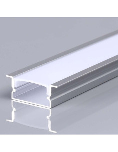 V-TAC Монтажен Kит с Дифузер за LED Лента Алуминиев 2м. - 23175 - Цена | LEDs4economy