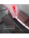 V-TAC LED Strip RGB Set Light Kit W/Remote 12v IP20 - 6
