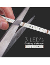 V-TAC LED Strip RGB Set Light Kit W/Remote 12v IP20 - 12