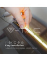 V-TAC LED Лента Сет 422 COB IP20 RGB 13W DC24V /2880 + 3625 + 3272/ - 2972 - 7
