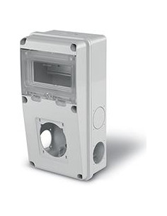 Scame Табло за индустриални контакти и DIN модули IP55, UV, серия Enerbox /6 DIN,1х16-32A/ - 633.1011 - Цена | LEDs4economy