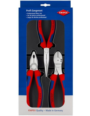 Knipex Комплект с 3 бр. клещи - комбинирани 180мм (K0305180), 