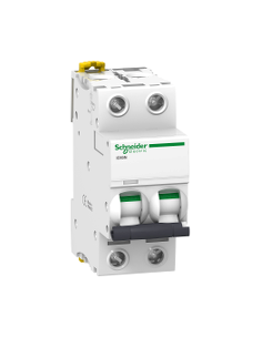 SE Автоматичен прекъсвач Acti 9 iC60N 2P 1A крива C 6kA - A9F74201 - Цена | LEDs4economy