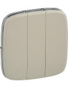 Legrand Лицев панел за троен ключ цвят Крем Valena Allure - 755036 - Цена | LEDs4economy