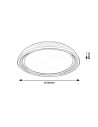 Rabalux Valter Плафон IP20 LED 36W 3750 - 8