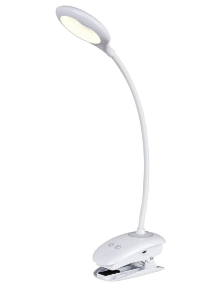 Harris настолна лампа LED 4W бял, 3степ диммер, с Li Ion батерии