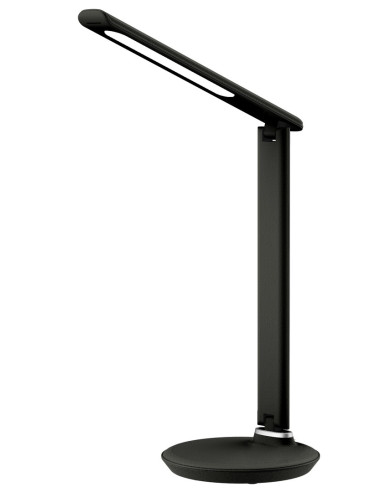 Osias настолна лампа LED 9W черен, димиране с докосване, смяна на цветна темп.