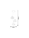 Rabalux Paira Висящи осветителни тела IP20 LED 50W 5771 - 2