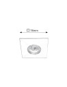 Rabalux Randy Вградени и повърхностно монтирани лампи IP44/ IP20 LED 4W 1079 - 7