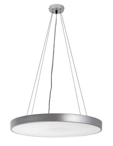 Tesia,ind.pend. LED60W, D60cm, silver