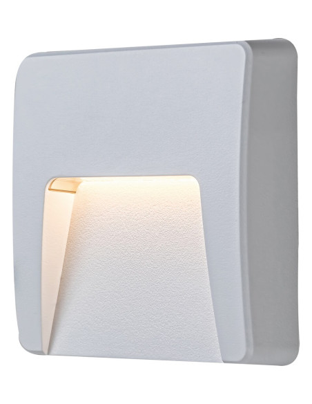 Trento 8893/ външна стенна лампа, бяла/  LED 3W 100lm 4000K/ IP65