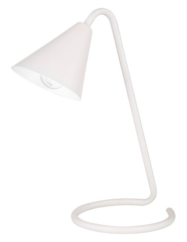 3089 Monty, настолна метална лампа, E14 1x MAX 40W, бяла