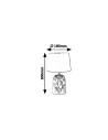 Rabalux Sonal Настолни лампи IP20 E14 1x MAX 40W 4548