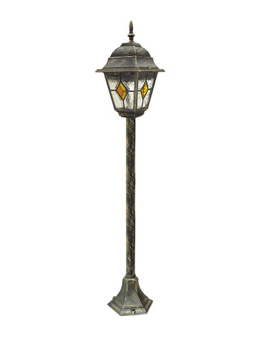 8185 Монако,градинска лампа,стояща,антично злато,E27,1x60W, IP43