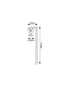 Rabalux Savano Външни стоящи лампи IP44 E27 1x MAX 40W K 7269 - 3