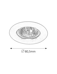 Rabalux Spot relight Вградени и повърхностно монтирани лампи IP20 GU5.3 12V 1x MAX 50W 1090 - Цена | LEDs4economy 2