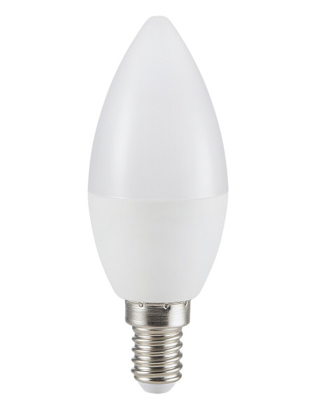 SMD LED крушка, E14 C37, 5W, 450lm, RGB