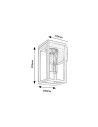 Rabalux Zernest  Външно стенно осветление IP54 E27 1x MAX 15W K 77085 - 4