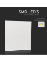 V-TAC LED Панел 25W 600x600mm 120Lm/W 6500K Вкл. Драйвер - 23458 - 8