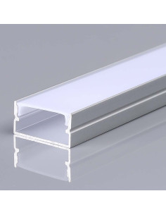 V-TAC Монтажен Kит с Дифузер за LED Лента Алуминиев 2м. - 23174 - Цена | LEDs4economy