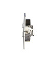 V-TAC GU10 Корпус Луна Квадрат Оринтируема Сатен Никел - 3473 - 3