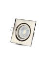 V-TAC GU10 Корпус Луна Квадрат Оринтируема Сатен Никел - 3473 - 8