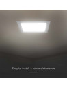 V-TAC 12W LED Backlit Панел Квадрат 4000К - 4