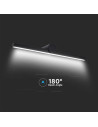 V-TAC 10W LED Лампа Осветител За Огледало Черен 4000К - 6