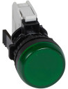Сигнална лампа LED сглобена зелена 230Vac Ø22mm Legrand