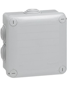 Legrand Разклонителна кутия открит монтаж 105x105x55мм IP55 цвят Сив Plexo - 092022 - Цена | LEDs4economy