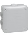 Legrand Разклонителна кутия открит монтаж 105x105x55мм IP55 цвят Сив Plexo - 092022 - Цена | LEDs4economy