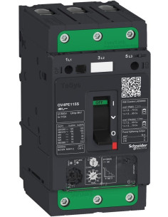 SE Моторна защита TeSys GV4P 55kW TM 65…115A 25kA EverLink - GV4PE115B - Цена | LEDs4economy