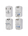 V-TAC 8704 УНИВЕРСАЛЕН ЕДИНИЧЕН АДАПТЕР С 2 USB ПОРТА, ДВОЕН БЛИСТЕР БЯЛ ЦВЯТ - 8704 - 6