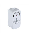 V-TAC 8704 УНИВЕРСАЛЕН ЕДИНИЧЕН АДАПТЕР С 2 USB ПОРТА, ДВОЕН БЛИСТЕР БЯЛ ЦВЯТ - 8704 - 14
