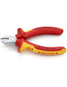 Knipex Клещи диагонални резачки, хромирани, VDE 1000V жълто-червена ръкохватка 125мм,  - K7006125 - 4