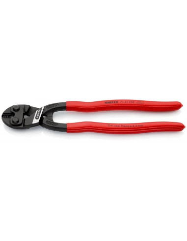 Knipex Клещи болторези CoBolt с водещ ръб, червена ръкохватка 