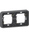 SE Рамка двойна хоризонтална IP55 цвят Антрацит Mureva - MUR34101 - Цена | LEDs4economy