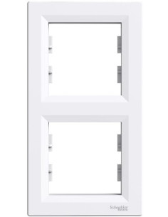 SE Рамка 2х вертикална цвят Бял Asfora - EPH5810221 - Цена | LEDs4economy