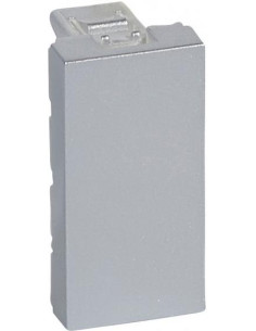 Legrand Празен модул 1 мод. цвят алуминий Mosaic - 079270 - Цена | LEDs4economy