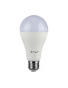V-tac LED Крушка - 15W E27 A60 Термо Пластик 4000K 3Бр/Блистер 212820