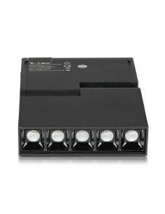 V-TAC 5x2W Магнитен Линеен Спот 4000K Черен 24V - 7963 - Цена | LEDs4economy