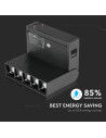 V-TAC 5x2W Магнитен Линеен Спот 4000K Черен 24V - 7963 - 13