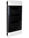 Legrand Табло за скрит монтаж в гипсокартон 4x18 мод. Practibox S с прозрачна врата и Н и РЕ клеми - 137179 - Цена | LEDs4econom